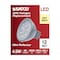 Satco 4.5 Watt MR16 LED - Silver Finish - 3000K - GU5.3 Base - 360 Lumens - 12 Volt - Hologen S11392 - alternate 4